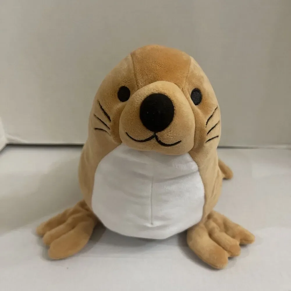 Miniso Ocean Series Seal Pillow Plush Stuffed Animal 11”